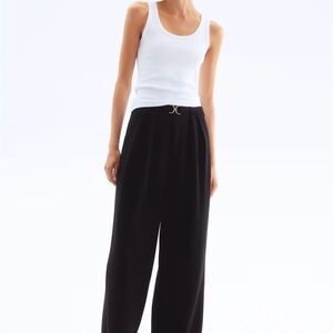 H&M Elegant Black Wide-Leg Pants